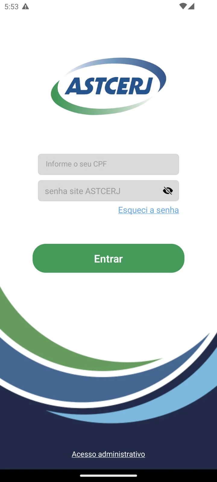 Login do associado por CPF