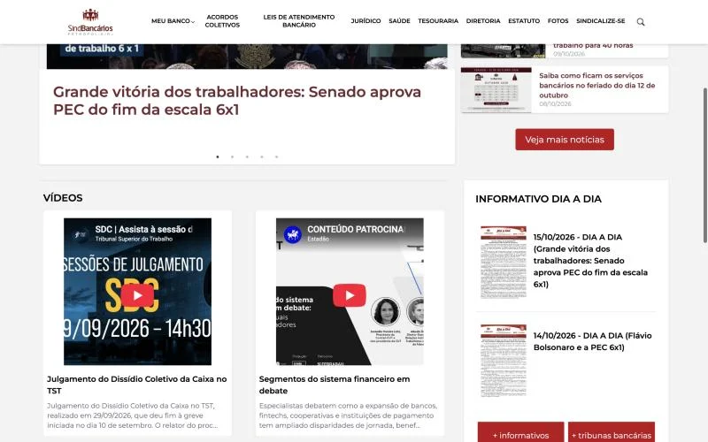 Vídeos e informativo Dia a Dia